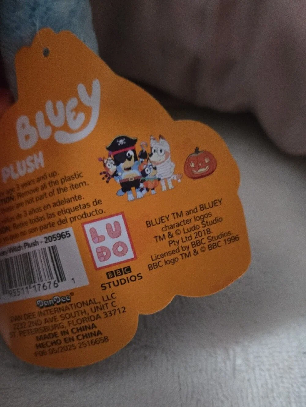Bluey official plush